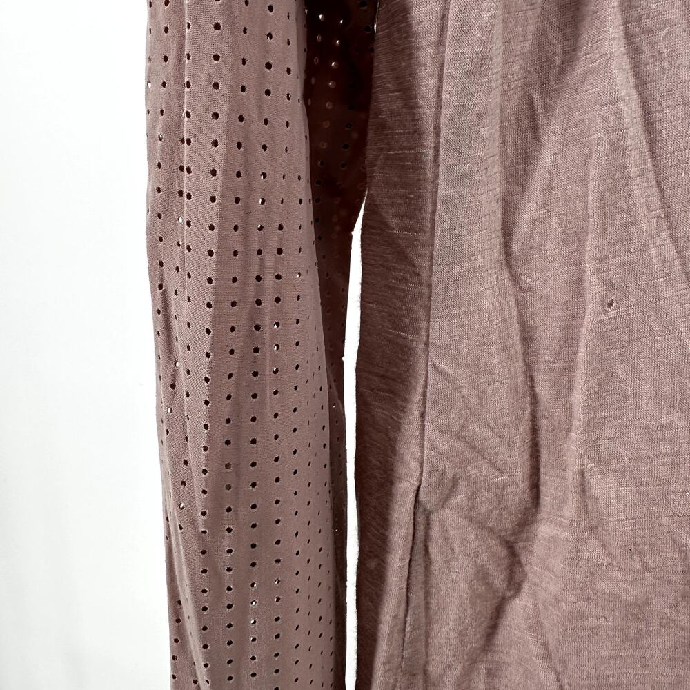 Sweaty Betty Breeze Merino Long Sleeve Run Top Lightweight Velvet Rose S - Picture 6 of 8